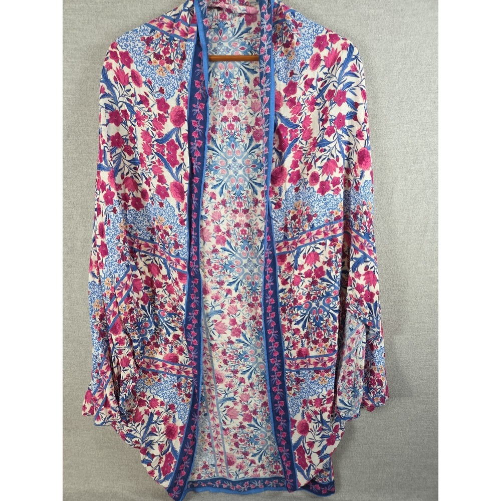 Kachel x Anthropologie Amalia Cocoon Kimono Floral One Size Anthro Boho Festival